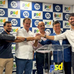 PSD filia o senador Carlos Viana em Belo Horizonte com presença de Gilberto Kassab, Mateus Simões e Cassio Soares